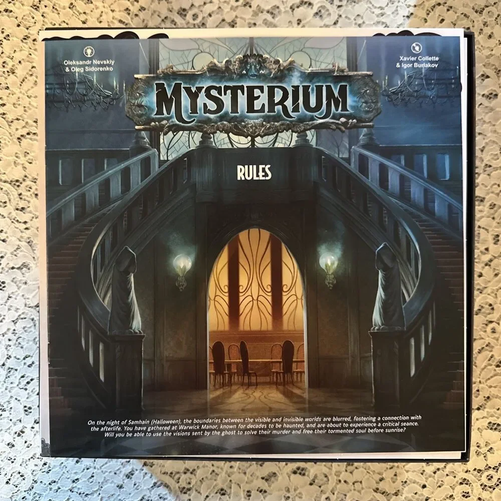 Asmodee Board Games Mysterium Box VG+/NM - Complete - Unplayed - Open Box
